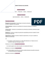 Examen Técnicas de Almacén