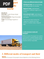 Trade and Transport Around The World