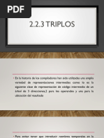 2.2.3 Triplos