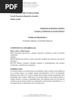 Práctica 4 Corriente Alterna y Corriente Directa