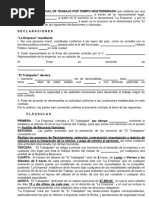 Formato - Contrato Individual de Trabajo Por Tiempo Indeterminado