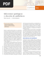 Infecciones Quirúrgicas y Elección de Antibióticos - Sabiston. 18ed