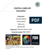 Informe de Reglamento Basico Del Básquetbol¡