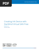 Quick Start Guide Creating Ha Device With Starwind Virtual San Free