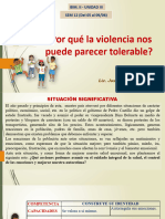 SEM 12 DPCC 4to. ¿Por Qué La Violencia Nos Puede Parecer Tolerable