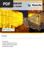 SAP Ariba Supplier Network