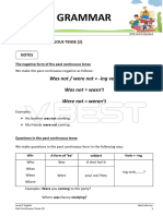 1.22 Past Continuous Tense