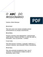 O Abc Do Missionário