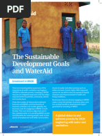 The SDGs and WaterAid