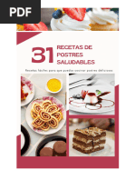 31 Recetas de Postres Saludables (3324)