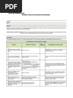 Lista Verificacion Bodega Sustancias Peligrosas