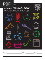 Food Technology Information Booklet