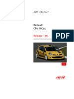 Renault Clio III Cup Eng 100