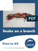 InArtCraft Snake On A Branch Serpiente Premium Comprada