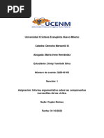 Informe Argumentativo Sobre Las Compraventas Mercantiles de Las Civiles.