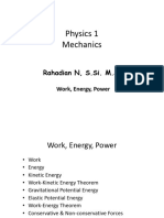 Rahadian N - Mechanics - Work, Energy, Power