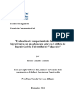 Evaluación Del Comportamiento Del Confort Higrotérmico Con Una Chimenea Solar en El Edificio de Ingeniería de La Universidad de Valparaíso