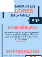 Importancia de Los Valores en La Familia