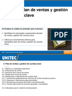 Unidad 5. Plan de Ventas y Gestión de Cuentas Clave: Al Finalizar La Unidad Se Pretende Que El Alumno