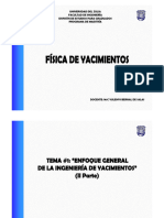 Fisica de Yacimientos - Tema 1 - Enfoque - Ing Yac (II Parte)