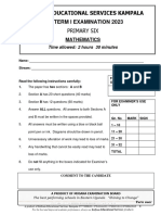 p6 MATHS Midterm Set 1 2023