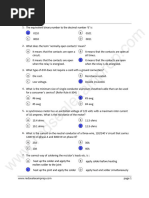 3 - Electrician Answer Sheet