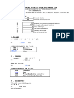 Memória de Calculo Com Base Na NBR 7229