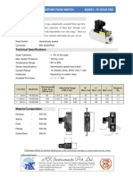 Flanged Type Miniature Flow Switch