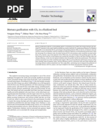 Biomass Gasification With CO2 in Fluidized Bed