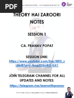 Session 1 Theory Hai Zaroori N23 Pranav Popat