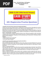 Complete Case Based Questions Class 10th SST - 225194291