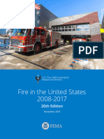 Fire in The United States 2008-2017: 20th Edition