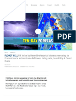 UK To Be Battered by Tropical Storms Sweeping in From Atlantic As Hurricane Leftovers Bring Rain, Humidity & Flood Fears - The Sun