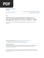 AICPA Professional Standards: Statements of Management Advisory Services As of June 1, 1980