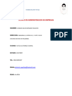 Curriculum Actualizado Calep