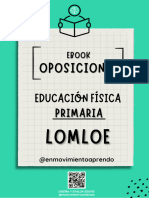 Ebook Opos Edufis LOMLOE (Primaria) - @enmovimientoaprendo