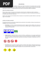 Fichas de Señales de Transito