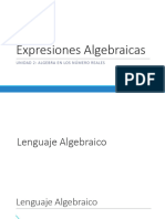 Expresiones Algebraicas