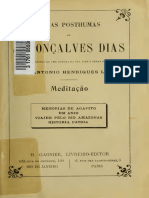 Gonçalves Dias - Obras Póstumas, Meditação