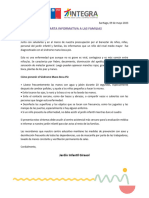 Carta Informa Mano Boca Pie