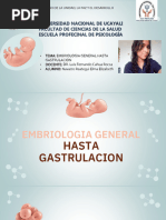 Embriologia General Hasta La Gastrulacion