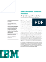 IBM I2 Analyst Notebook Premium Datasheet