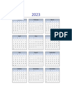 Calendario 2023