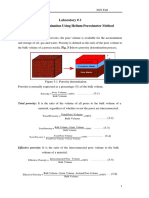 Lab 3 Helium Method To Measure Porosity