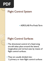 Flight Control System: AEROLAB Pre-Finals Term