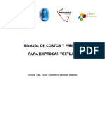 Manual de Costos y Precios para Empresas Textiles