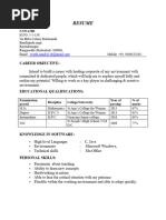 Swathi Resume