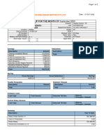 PAYSLIP FOR THE MONTH OF September, 2023: Toyota Kirloskar Motor PVT LTD