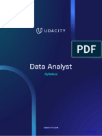 Data Analyst Nanodegree Program - Syllabus