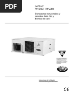 50TZ/YZ 40TZ/BZ - 38FZ/BZ Compactos Horizontales y Remotos. Solo Frío y Bomba de Calor